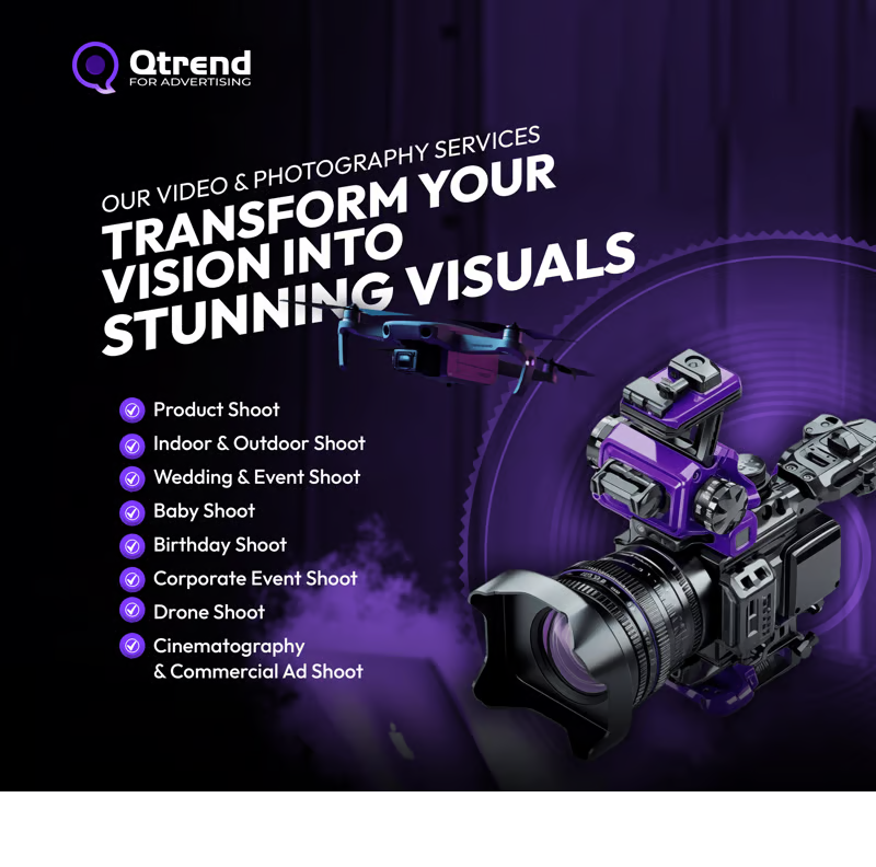 QTrend video and photo production services